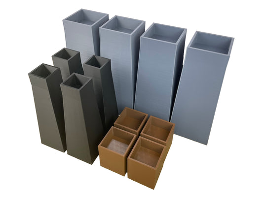 Square Table Leg Extenders & Risers